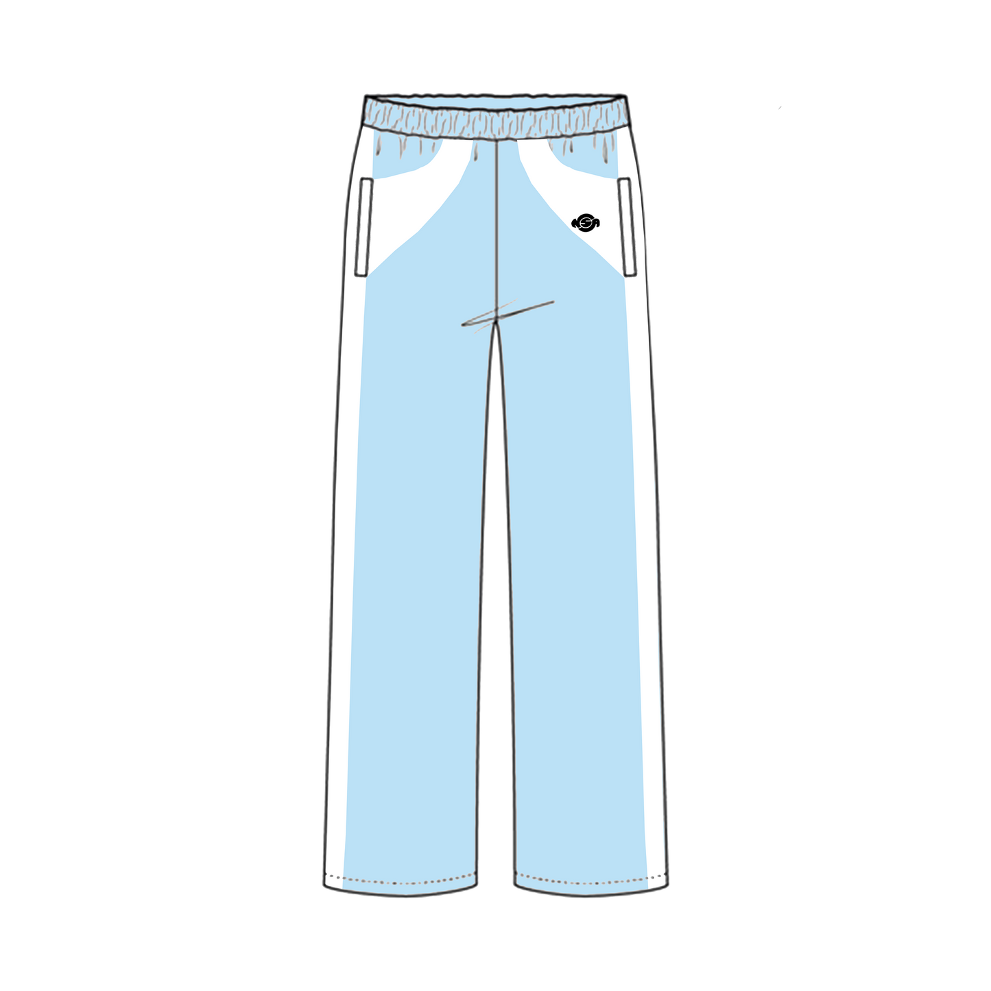 • NSA TRACKSUIT PANTS BABYBLUE