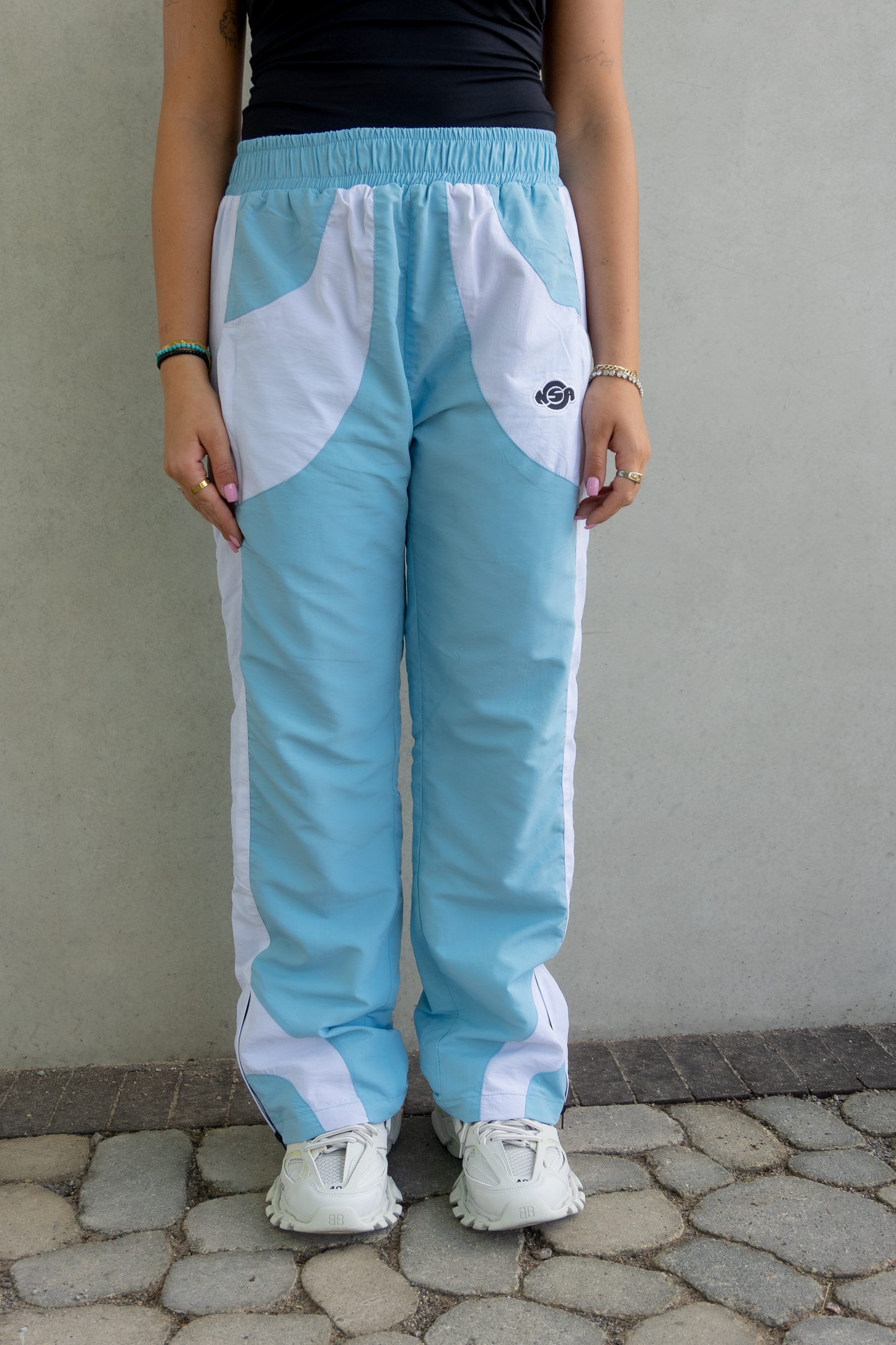 • NSA TRACKSUIT PANTS BABYBLUE